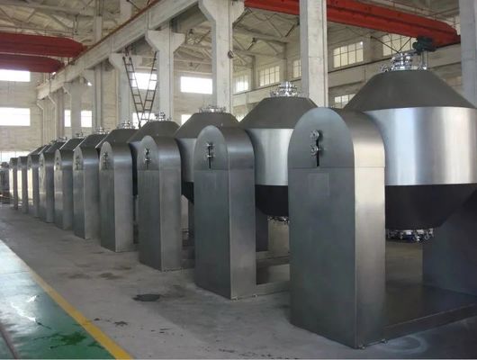 Смеситель SUS304 SUS316L промышленный подвергает сушильщика механической обработке вакуума двойного конуса роторного