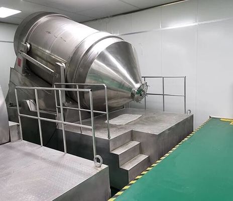 Смеситель нержавеющей стали промышленный подвергает двухмерный смеситель механической обработке порошка движения 12000L